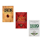 Kit 1808 1822 1889 História Brasil 3 Livros Laurentino