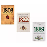 Kit 1808 1822 1889 História Brasil 3 Livros