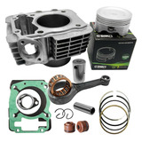 Kit 190cc Titan 150 Taxa Para Gasolina Biela Completa