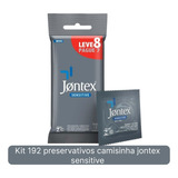 Kit 192 Preservativos Camisinha Jontex Sensitive