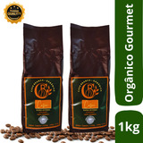 Kit 1kg Café Gourmet Em Grãos Intenso 100 Arábica Promoção