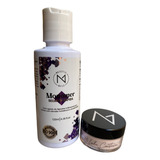 Kit 1un Monomer Rápido 120ml Mais 1u Pó Acrílico Nude 25 15g