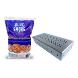 Kit 1x Lascas De Lenha De Abacateiro Smoker Box 25cm
