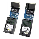 Kit 1x Par Placa Mini Conversor Mídia Giga Gigabit Par A b