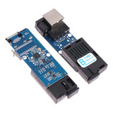 Kit 1x Par Placa Mini Conversor Mídia Giga Gigabit Par A b