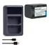 Kit 1x1 Np-fh70 Para Sony Dcr-sr35e, Dvd708e, Alpha Dslr-390