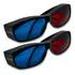 Kit 2 Óculos 3d Positivo Ultraresistente Red Blue