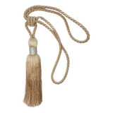 Kit 2 Abraçadeira Cortina Pingente Cordão Franja Lumina Par