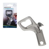 Kit 2 Abridor De Latas E Garrafas 9cm Aço Inox Original