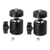 Kit 2 Adaptador Ballhead Tripe Ring Light Pedestal 1 4 E 3 8