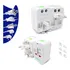 Kit 2 Adaptador Tomada Universal Para Viagem Internacional