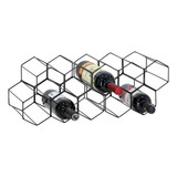 Kit 2 Adega De Mesa Porta Vinho Colmeia P Garrafas Suporte