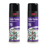 Kit 2 Adesivo Cola Spray 75 3m 500ml Reposicionavel Original