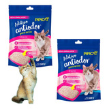 Kit 2 Aditivo Areia Sanitária Antiodor Pipicat Floral 500g
