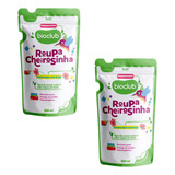 Kit 2 Água Passar Perfumada Roupa Cheirosinha Refil Bioclub