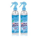 Kit 2 Agua Perfumada Roupas Pureza Mon Bijou Bombril 300ml