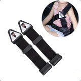 Kit 2 Ajustes De Cinto De Segurança Protetor Pescoço Criança