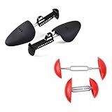 Kit 2 Alargadores De Sapatos Ajustáveis- Esticador Para Comprimento E Largura