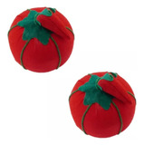 Kit 2 Alfineteiras Tomate Almofada Para Alfinetes C Afiador