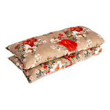 Kit 2 Almofadas Para Cadeira Ou Sofá De Bambu Vime