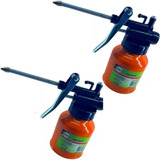 Kit 2 Almotolia Bomba Manual Óleo Câmbio Lubrificação 250ml