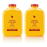 Kit 2 Aloe Vera Gel Forever Suco Babosa Natural Detox 76