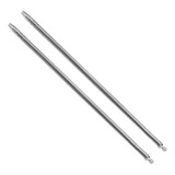 Kit 2 Alongador De Antena Px Inox 40 Cm Caminhao Cromado