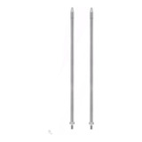 Kit 2 Alongadores Cromados De Antena Px 60cm Caminhão
