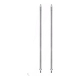 Kit 2 Alongadores Cromados De Antena Px 60cm Caminhão