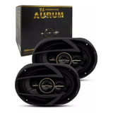 Kit 2 Alto Falante Hurricane Quadriaxial Aurum 6x9 260w Rms