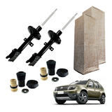 Kit 2 Amortecedor Dianteiro Kit Batente Coifa Coxim Renault Duster 4x4 4x2 Manual 2011 2012 2013 2014 2015 Original