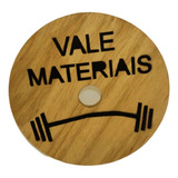 Kit 2 Anilhas Educativa De Madeira Crossfit