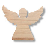 Kit 2 Anjos Da Guarda Centro De Mesa Anjo Batizado Mdf