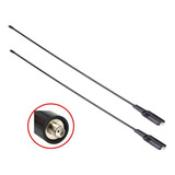 Kit 2 Antena 771 Banda Vhf Uhf Sma Femea Radio Baofeng Uv5r