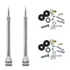 Kit 2 Antena Aquário Px Maria Mole Prolongador   Parafusos