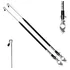 Kit 2 Antena Corta Pipa Moto Aço Inox Guidão Retrátil Preta
