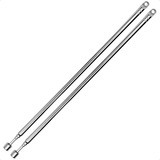 Kit 2 Antena Telescópica Haster Para Tv E Rádio 18 5cm