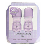 Kit 2 Antitranspirantes Roll On Giovanna Baby Lilac 50ml