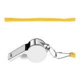 Kit 2 Apito De Metal Profissional Com Cordão Arbitro Treino