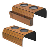 Kit 2 Apoiador De Copo Esteira Suporte Sofa Protetores Casa
