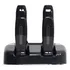 Kit 2 Aquecedores De Cera Roll On Com Base Dupla Mega Bell Cor Preto 110v 220v