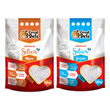 Kit 2 Areia Higiênica Sílica Great Pets Grossa E Fina 1 6kg