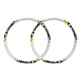 Kit 2 Aros 26 36 F Freio Disco Downhill Freehide Vmaxx Vzan Cor Branco
