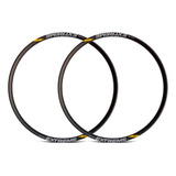 Kit 2 Aros Roda 26 32 Furos Tubeless Ready Extreme Pro Vzan Cor Preto