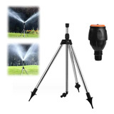 Kit 2 Aspersor Rotativo Automático Com Tripé De 360 Graus