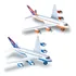 Kit 2 Avião Jato Airbus 36cm Aviãozinho Brinquedo Realista
