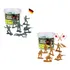 Kit 2 Baldes Soldados Alemães Japoneses Gulliver  Soldadinho