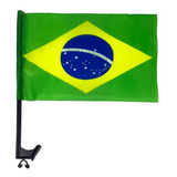 Kit 2 Bandeira Do Brazil Para Colocar No Vidro Do Carro