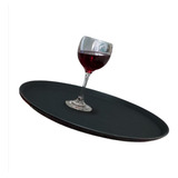 Kit 2 Bandeja Garçom Antiderrapante 40cm Restaurante Bar