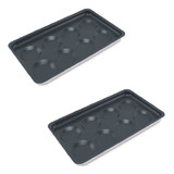 Kit 2 Bandejas 8 Cavidades P ovos Forno Combinado Gn 1 1